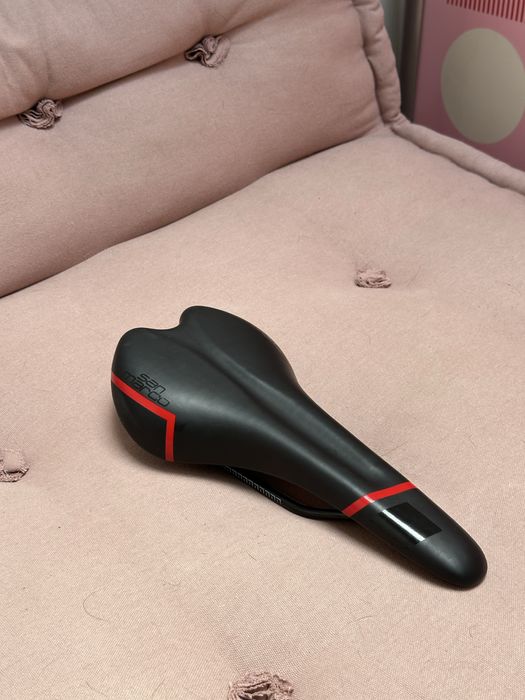 Siodełko San Marco Era Saddle MTB Road Bike Black Red