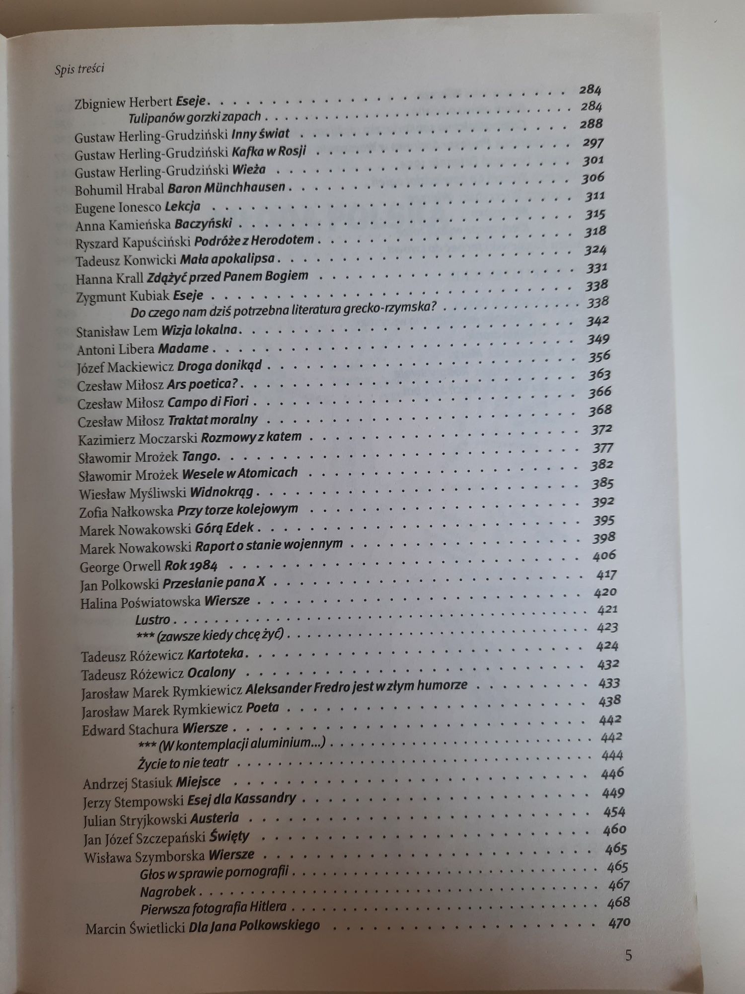 Opracowania lektur i wierszy dla klasy 3-4 liceum I technikum