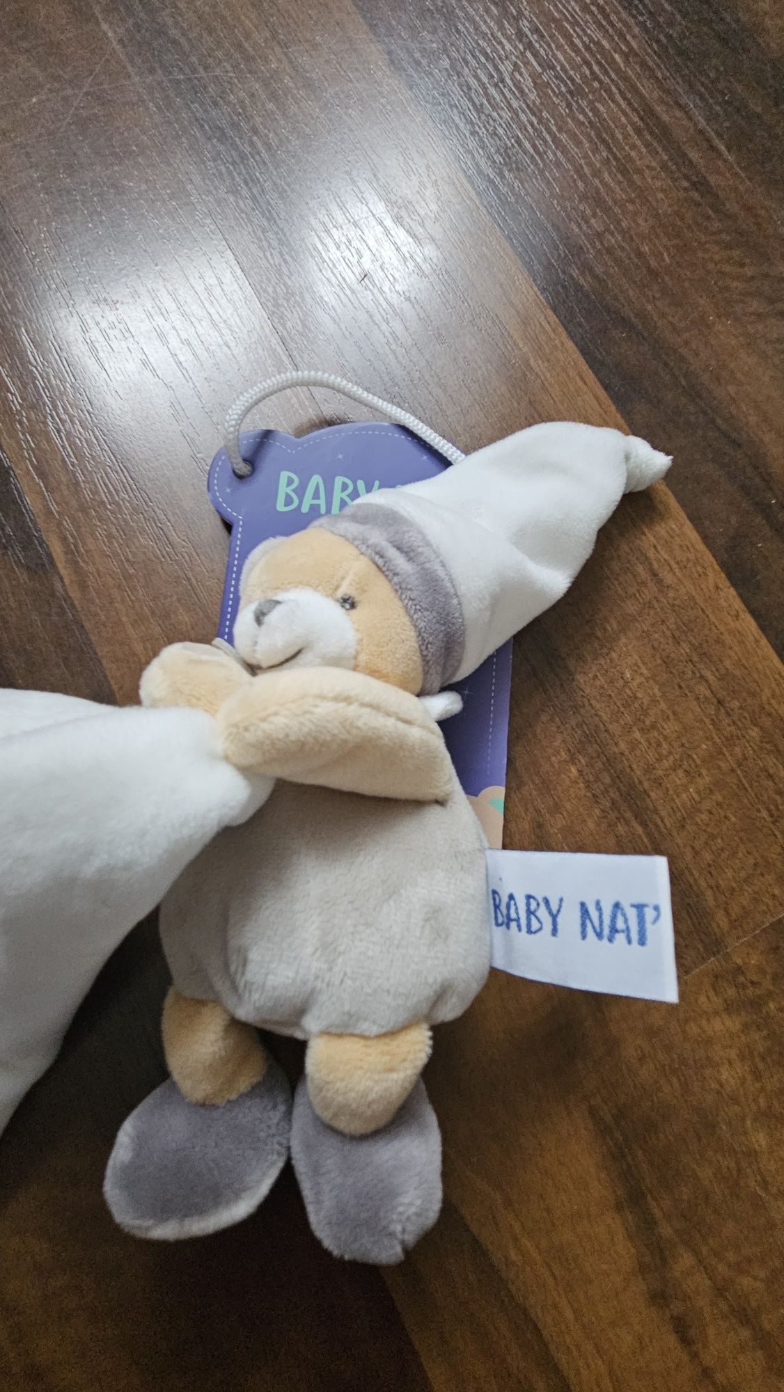 Misiek maskotka przytulanka dla niemowlaka angielska Baby Nat