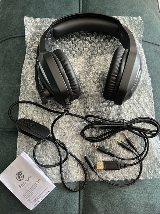 Słuchawki gamingowe z mikrofonem Fachixy FC-100 PS4 PS5 PC Xbox