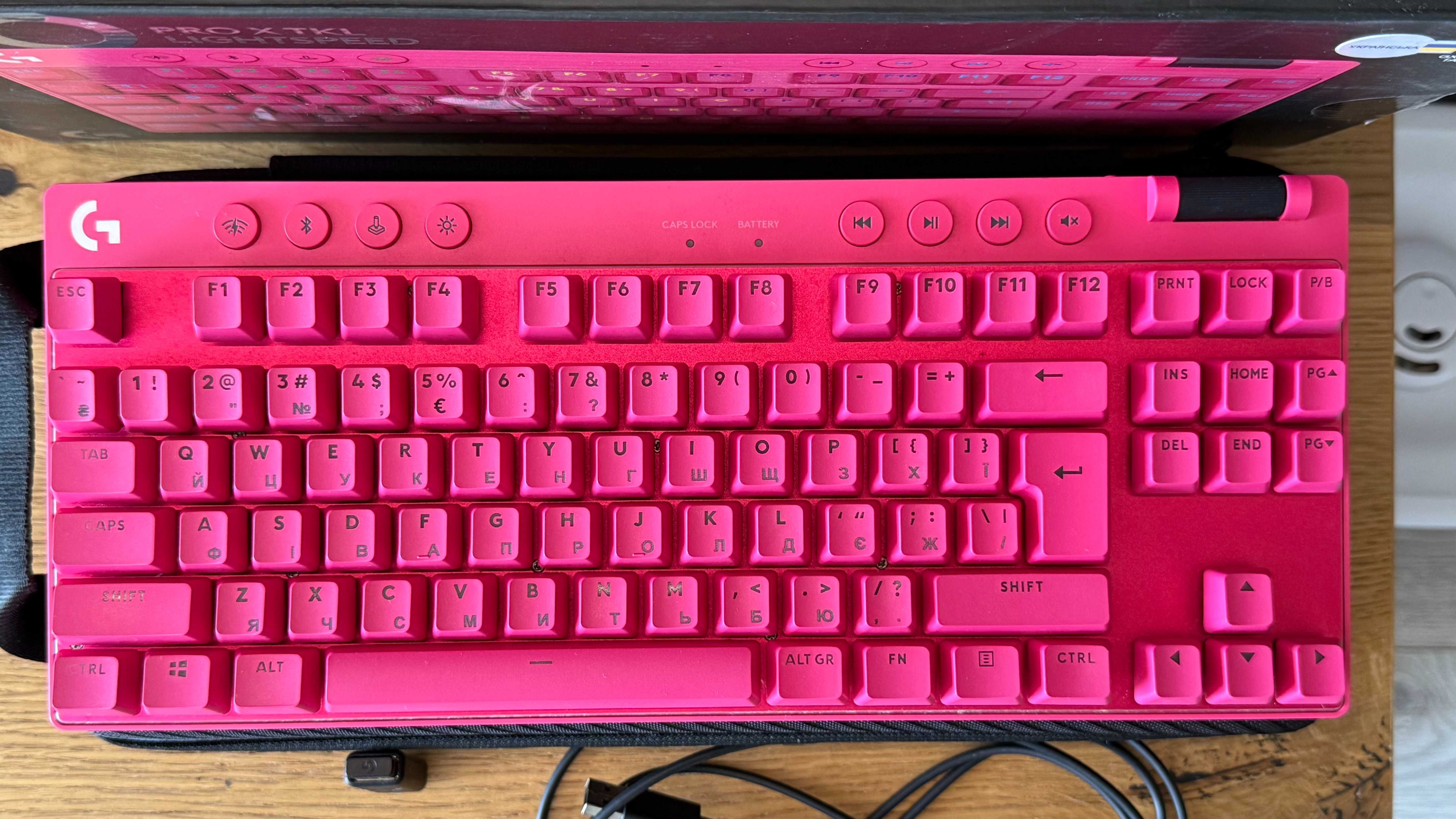 Клавіатура бездротова ігрова Logitech G PRO X TKL