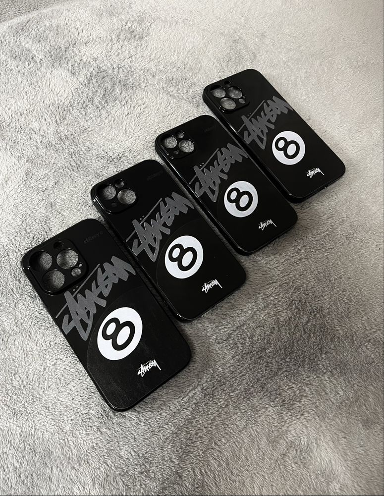 Чохол на iphone 13/14 Stussy гумовий чорний, чехол, кейс