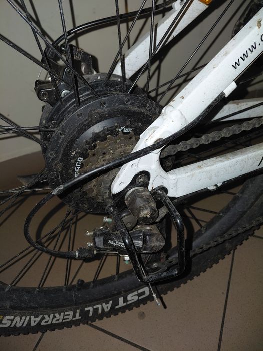 Rower elektryczny z manetką samebike