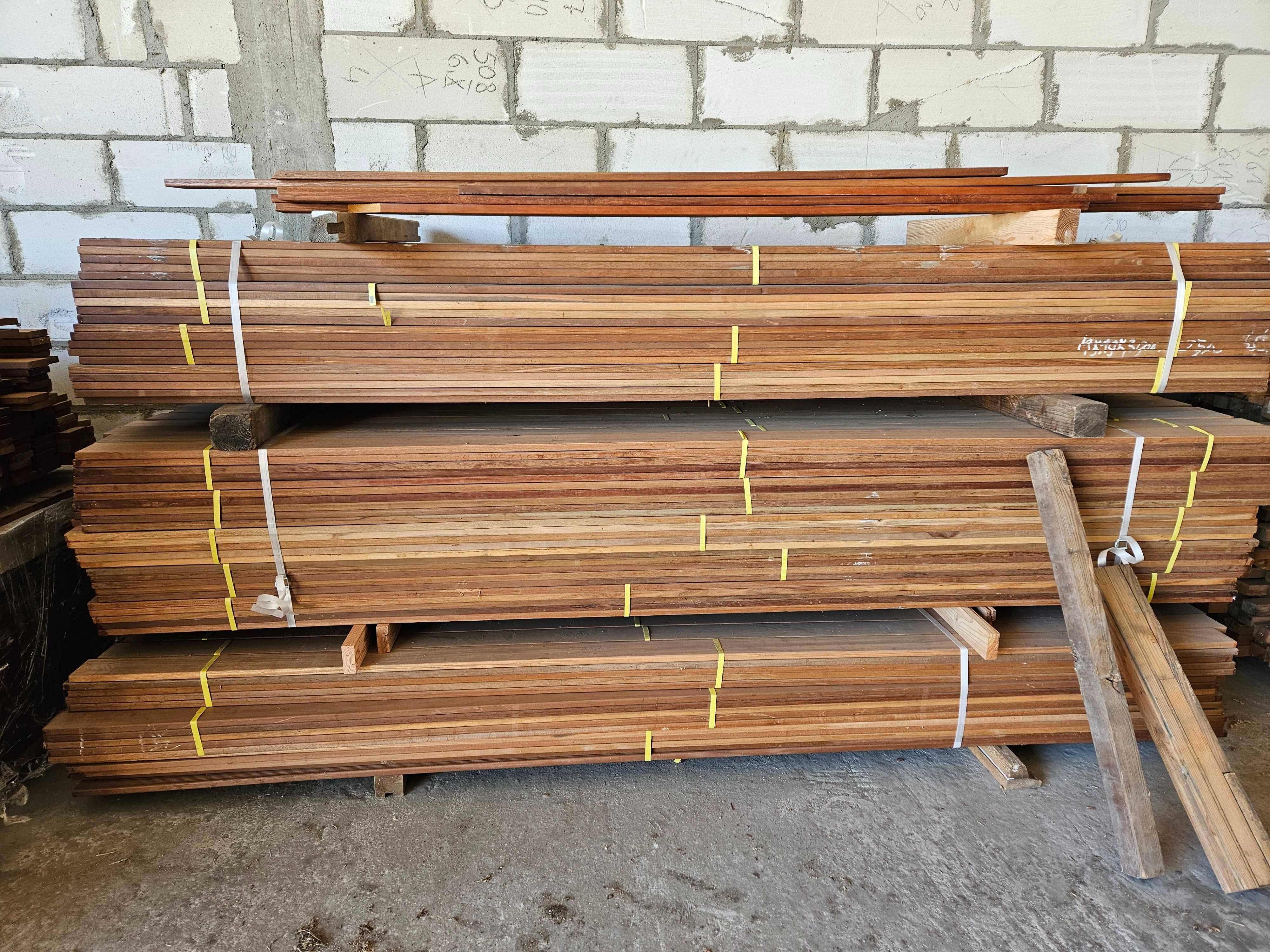 legary z drewna egzotycznego mahoń bangkirai tek 40x60 legary tarasowe
