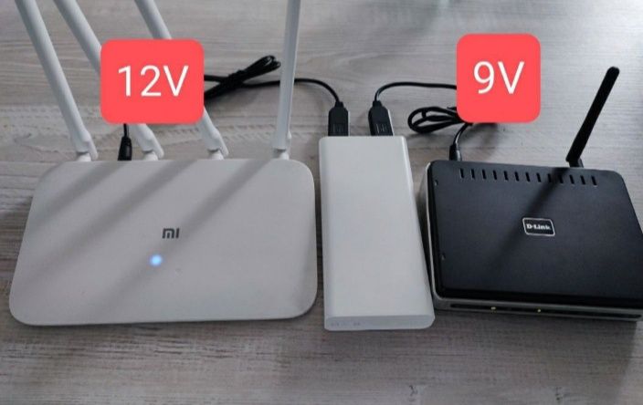 Кабель перетворювач для роутера 5v-12v,5v-9v . WiFi від повербанка