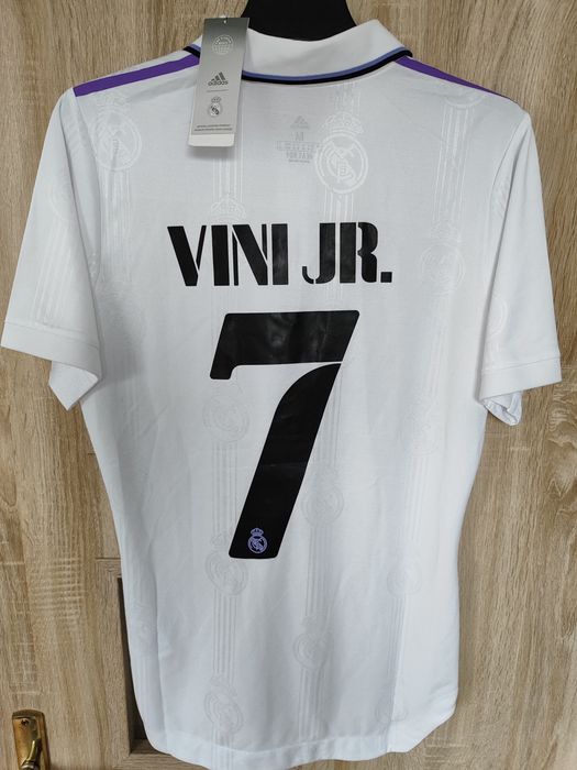 Koszulka piłkarska męska Real Madryt 2022/23 rozmiar M #7 Vini Jr