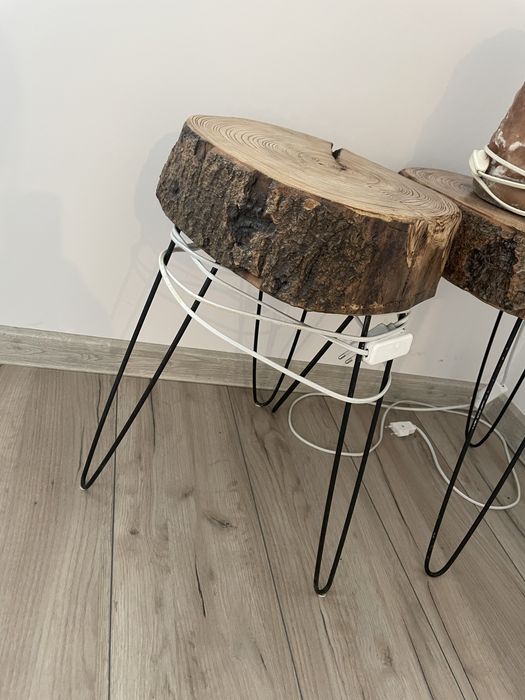 Stoliki nocne z litego drewna