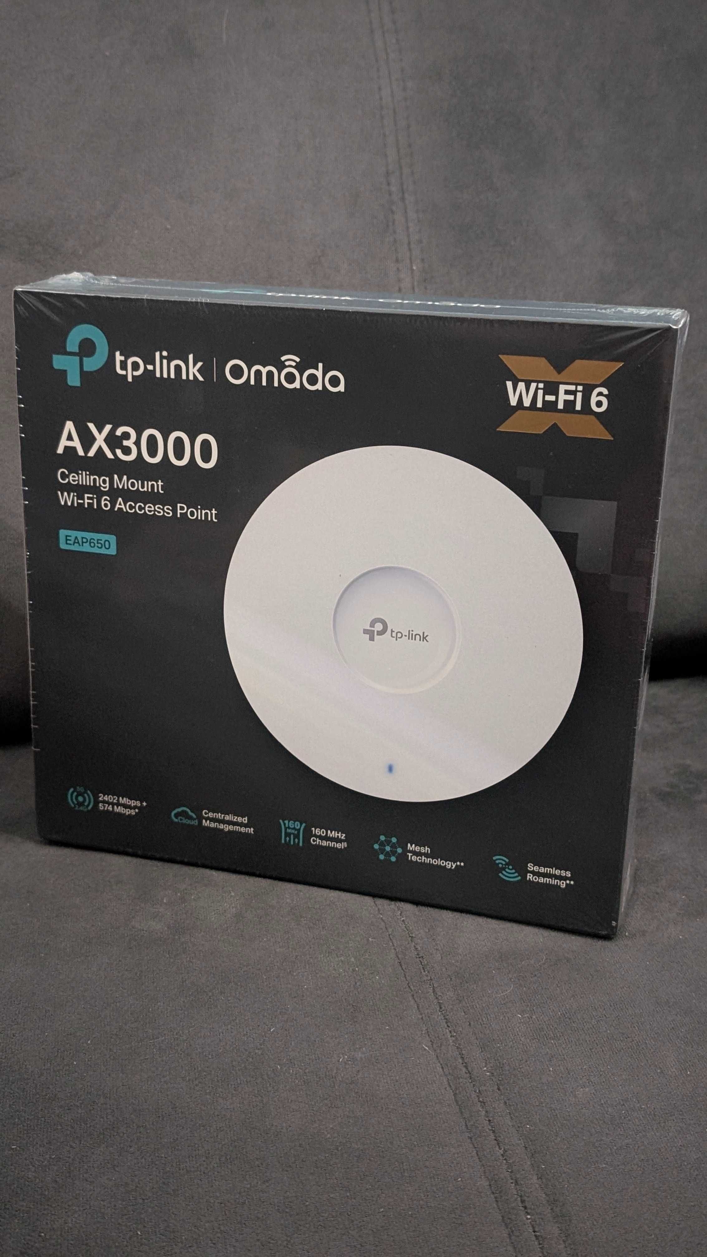 TP-Link EAP650 PoE+ Omada WiFi 6 AX3000 Access Point/Punkt Dostępowy