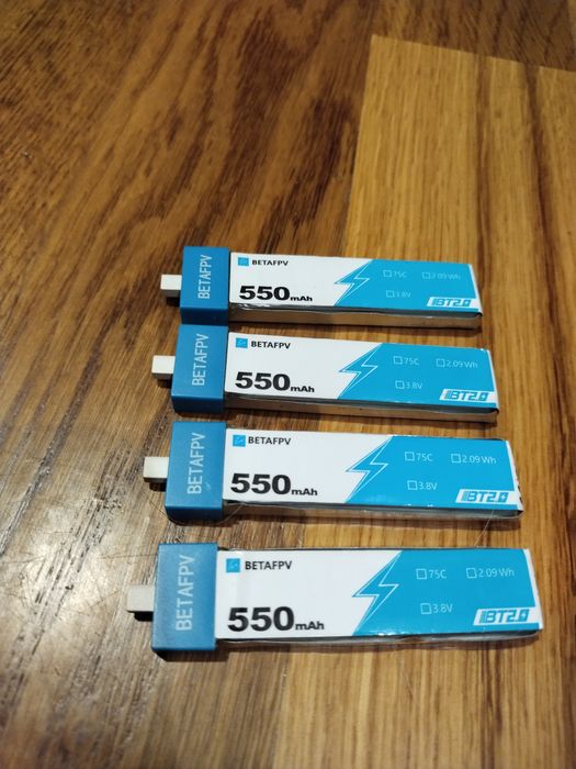 Акумулятори 1S Betafpv 550 mAh (4 шт)