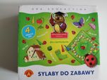 Edukacyjna gra planszowa Sylaby do zabawy używana