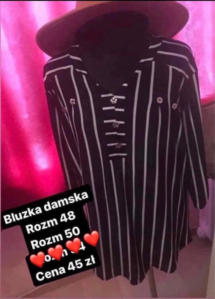 Koszula w paski biust 100