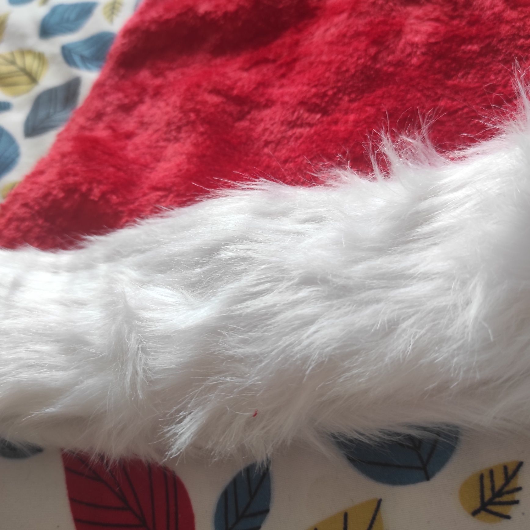 Gorro de Natal Peludo e Fofinho Inverno