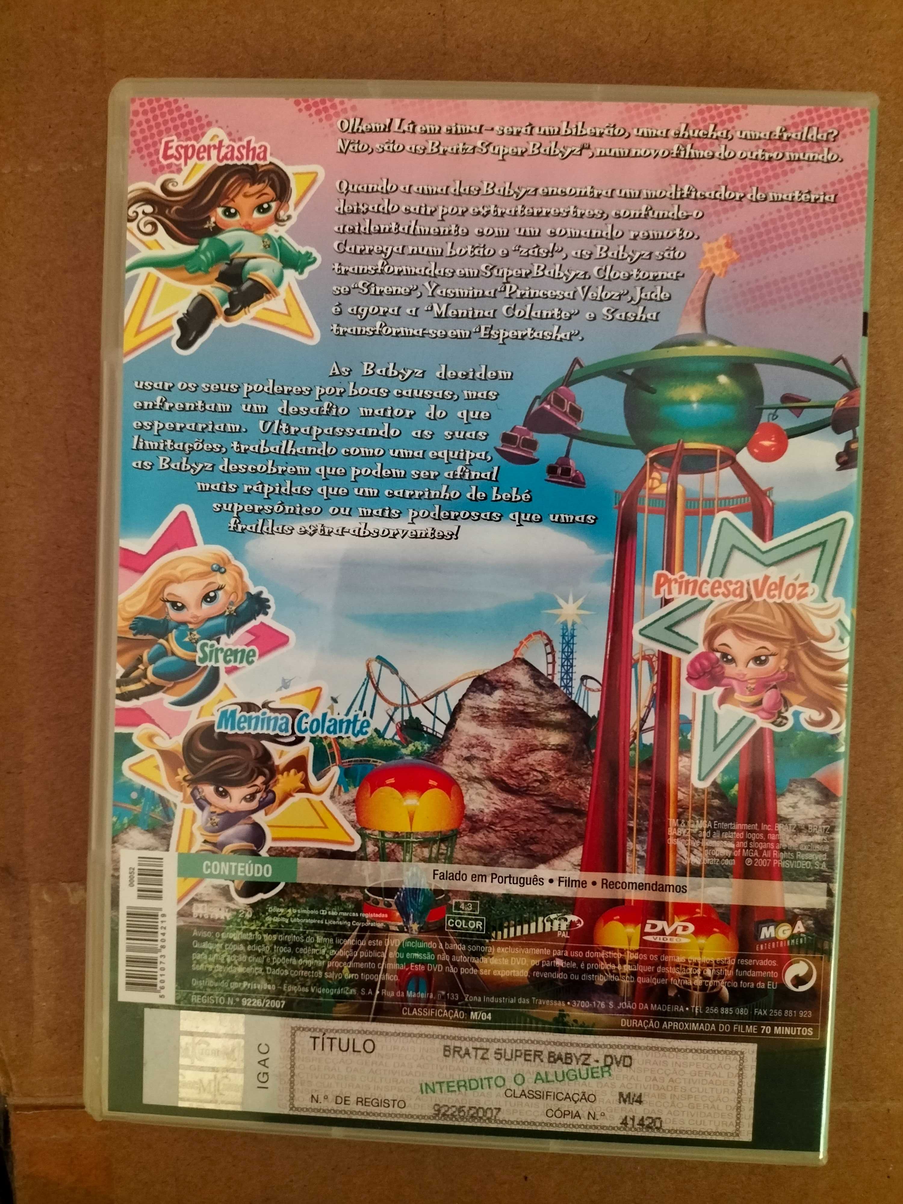 DVD "Bratz Super babyz"