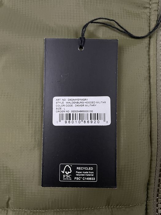 Куртка Dickies Waldenburg Hooded Jacket (L) оригінал хакі DK0A4YEYMGR1