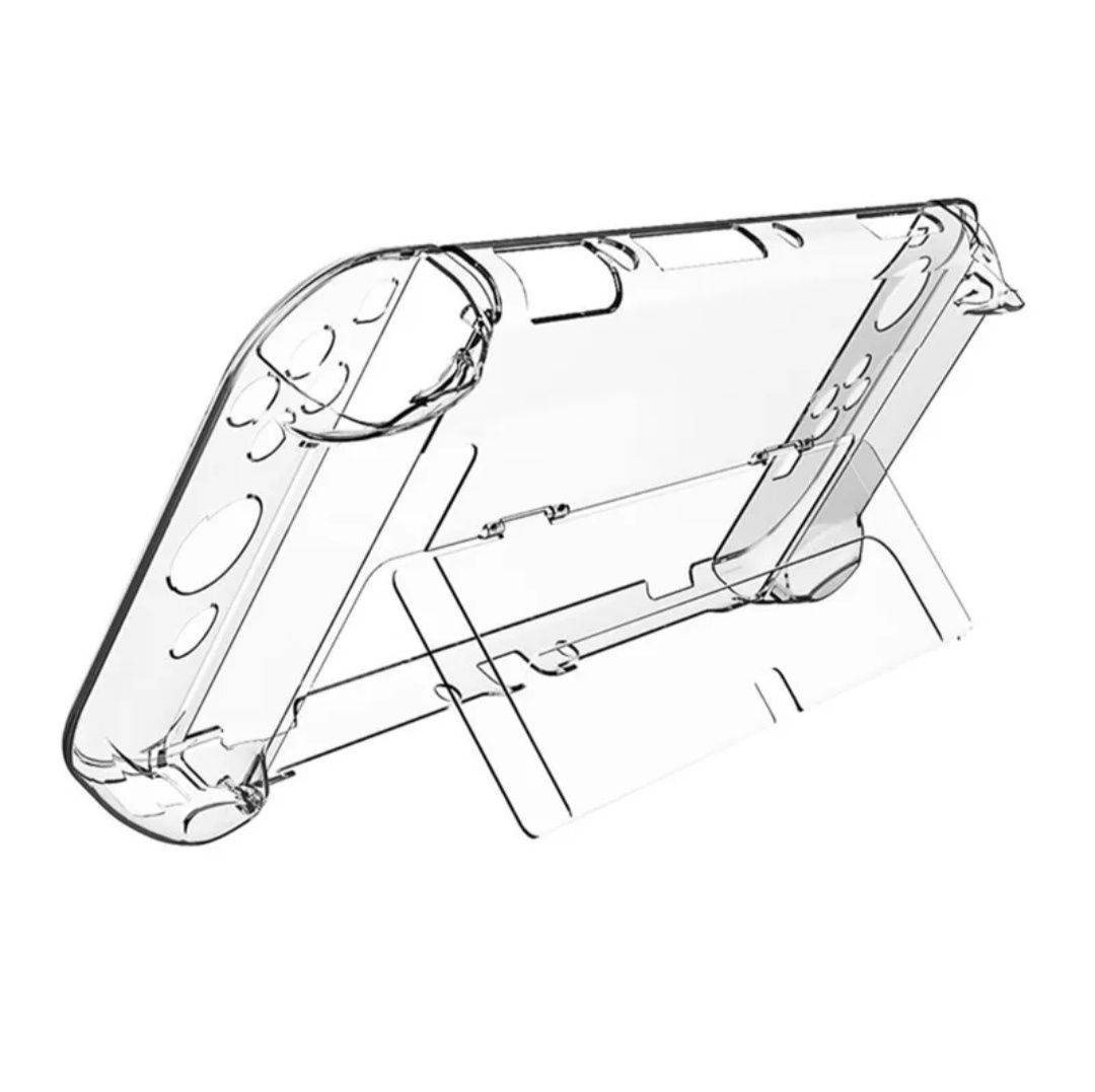 Чехол-накладка Transparent для Nintendo Switch OLED+стекло