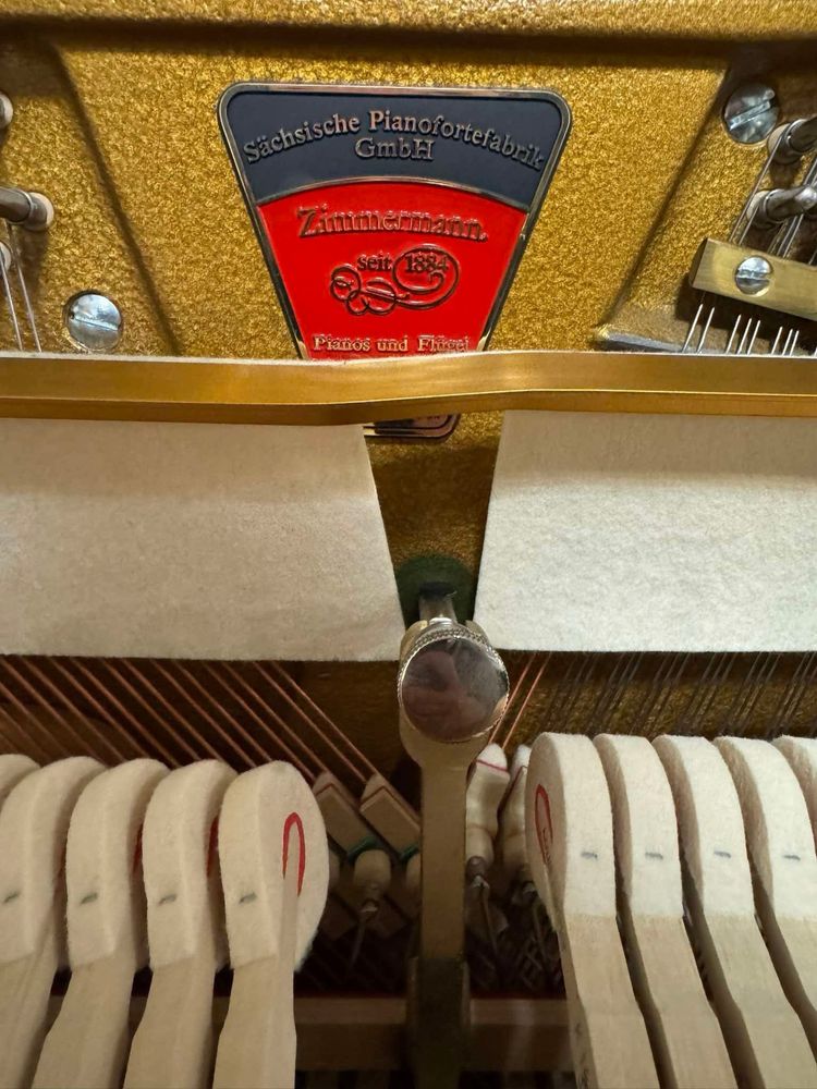 Pianino Zimmermann brąz 118 cm super stan Wawa