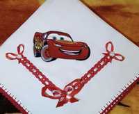 Fralda Bordada "Carros Lightning McQueen"