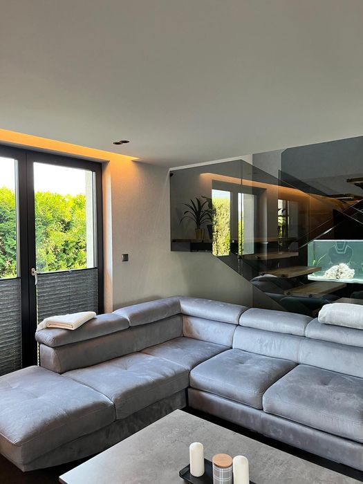 Narożnik rozkładany + pufa