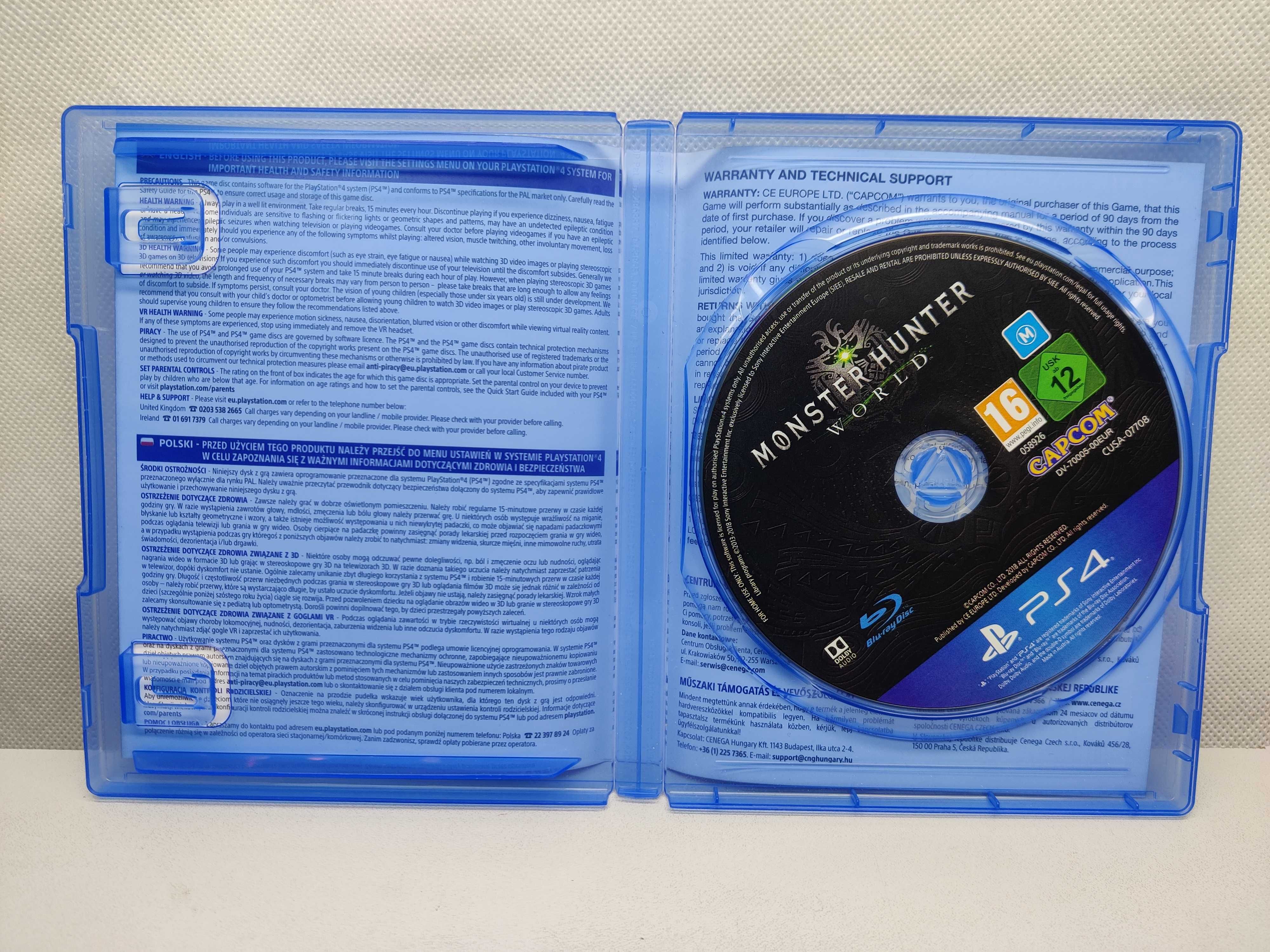 Monster Hunter World PS4; Lombard Jasło Igielna