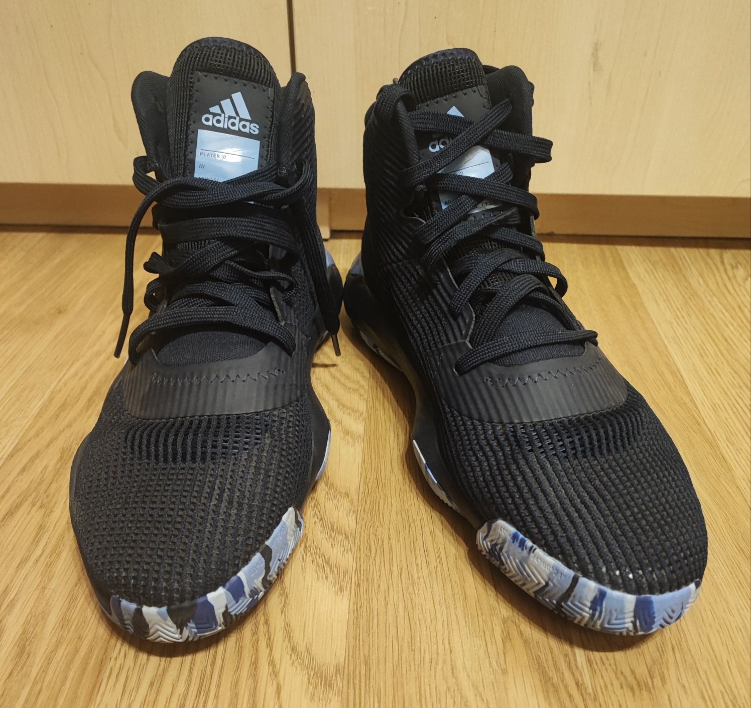 Adidas Pro Bounce 46, 295, Buty do koszykówki Męskie, granatowe, moro