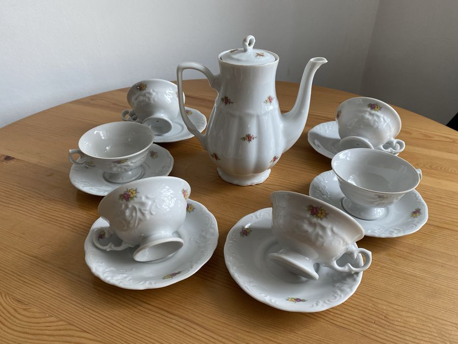 Zestaw do kawy ekspresu porcelana wałbrzych