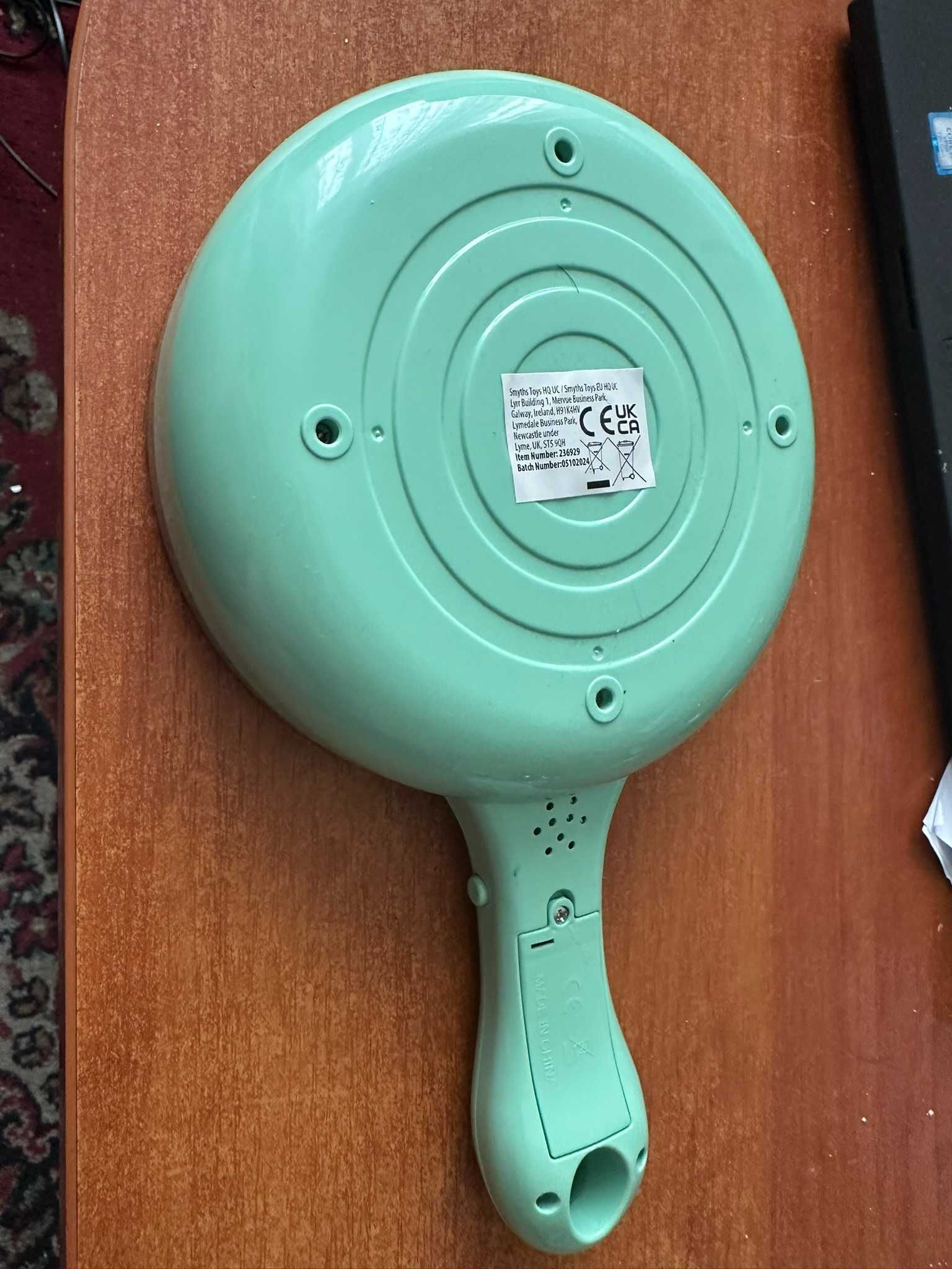 Elektroniczna kuchenka mikrofalowa niebieska + Elektryczna patelnia