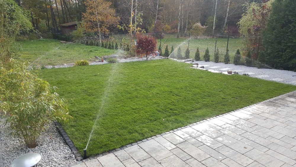 Montaż systemów nawadniania na ogrodzie,promocja od 20zl/m2!