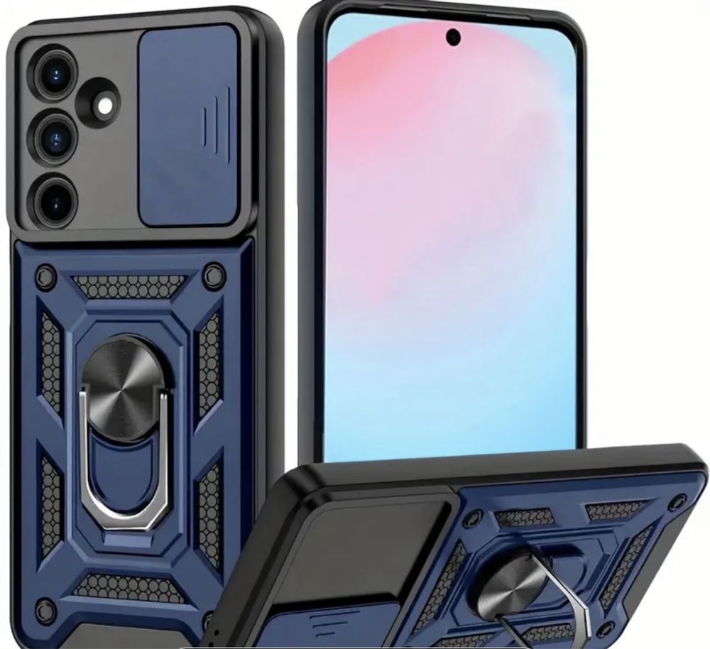 Противоударный чехол на Samsung A56 26 36 чохол з кільцем Camera Ring