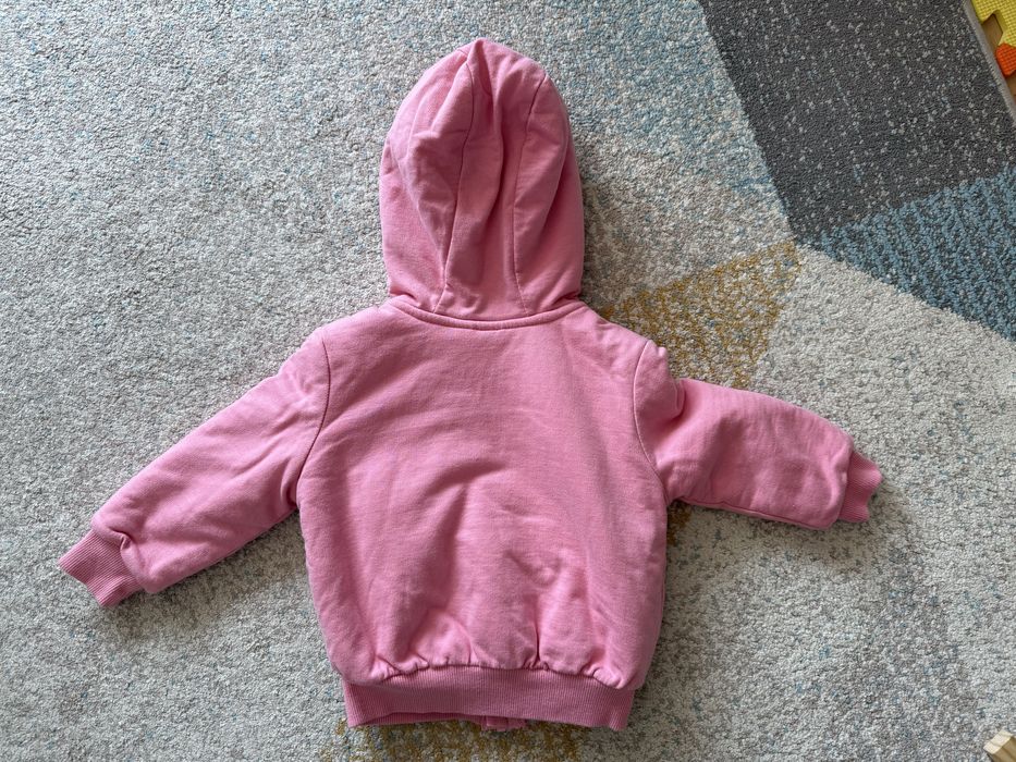Bluza ocieplana miśkiem bardzo ciepła rozm 86/92