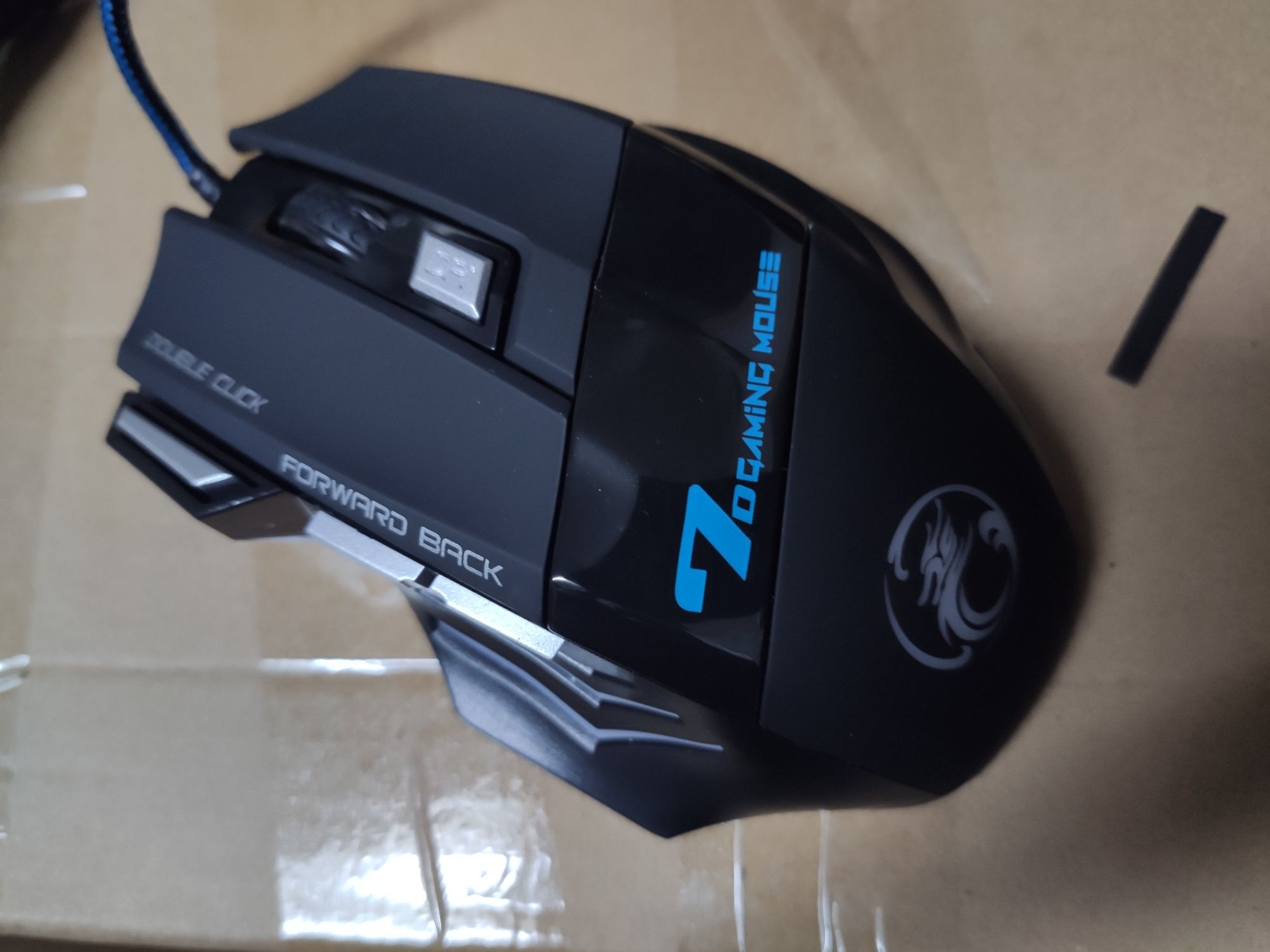 Rato gaming ergonómico 5500 dpi