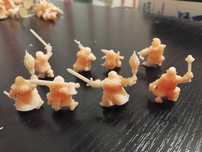 Figurki RPG D&D inne druk 3 D na licencjonowanym abonamencie 23 sztuki