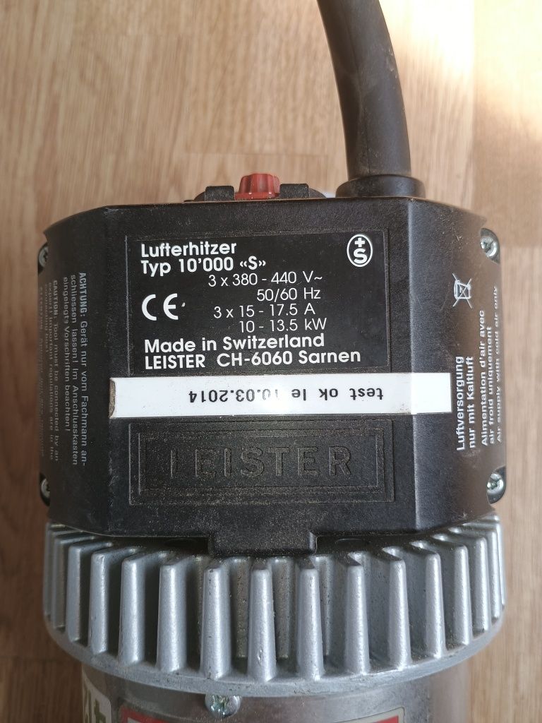 Nagrzewnica powietrza Leister 10000S Nowy