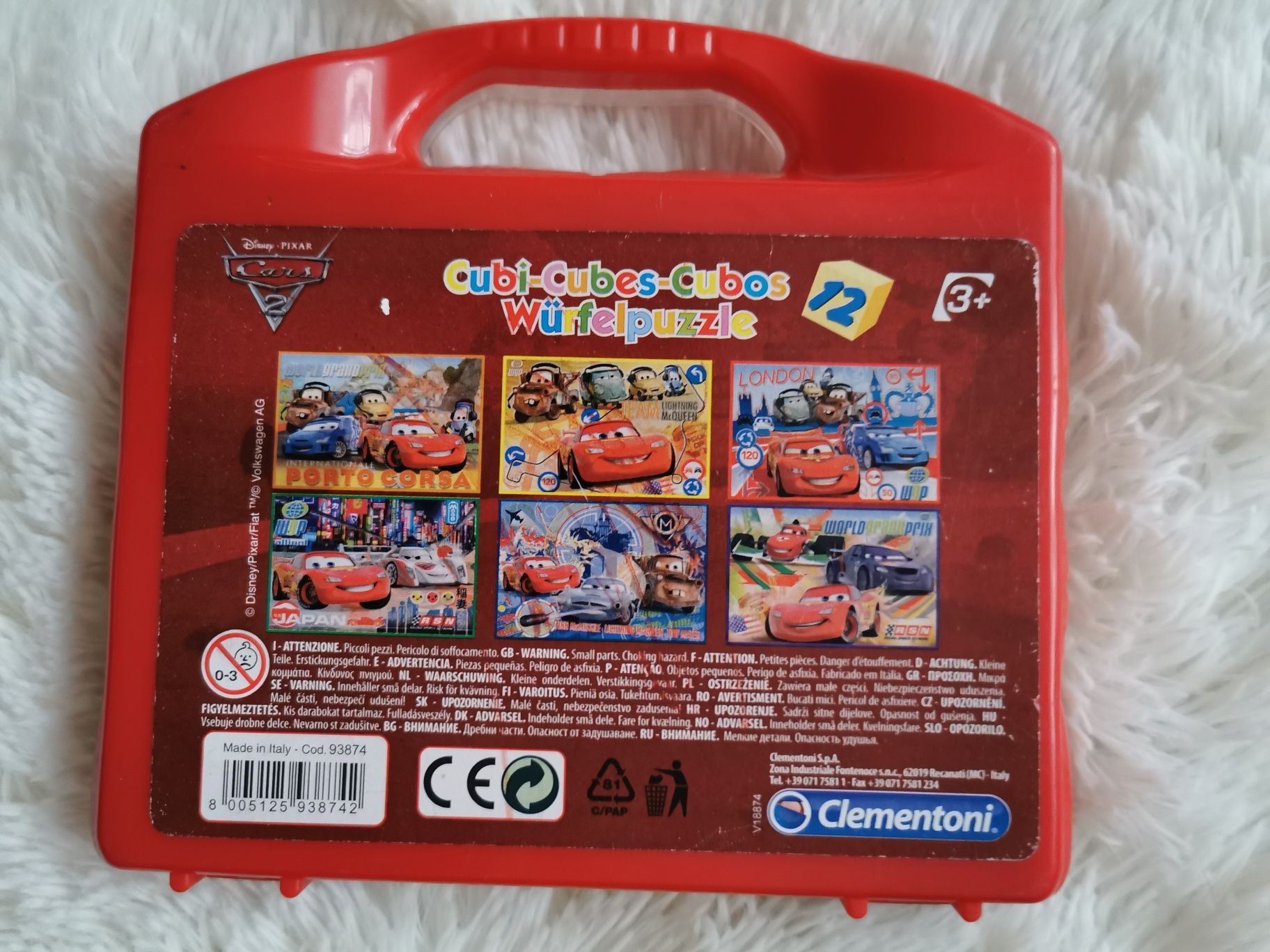 Klocki obrazkowe CARS Disney