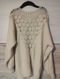 Sweter koronka bon prix S