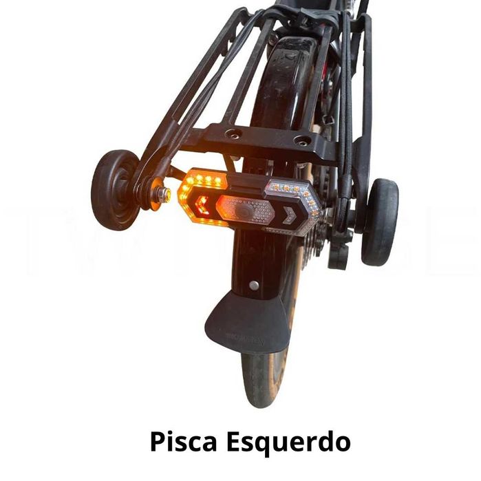 Luz de Alerta USB para Bicicletas,Trotinetes, Motos, entre outros