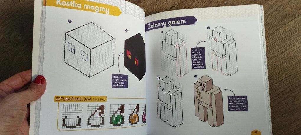 Książka Rysowanie w stylu Minecraft - nowa!