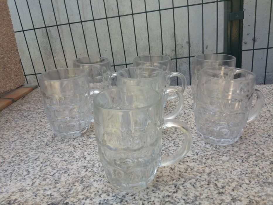 Canecas de vidro