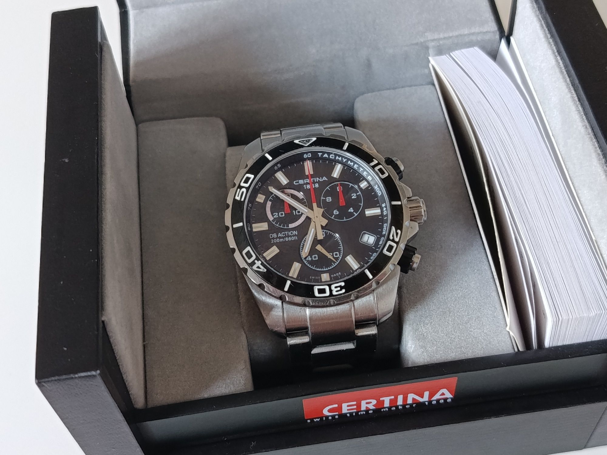 Certina Ds Action Zegarek Pełen komplet Jak Nowy