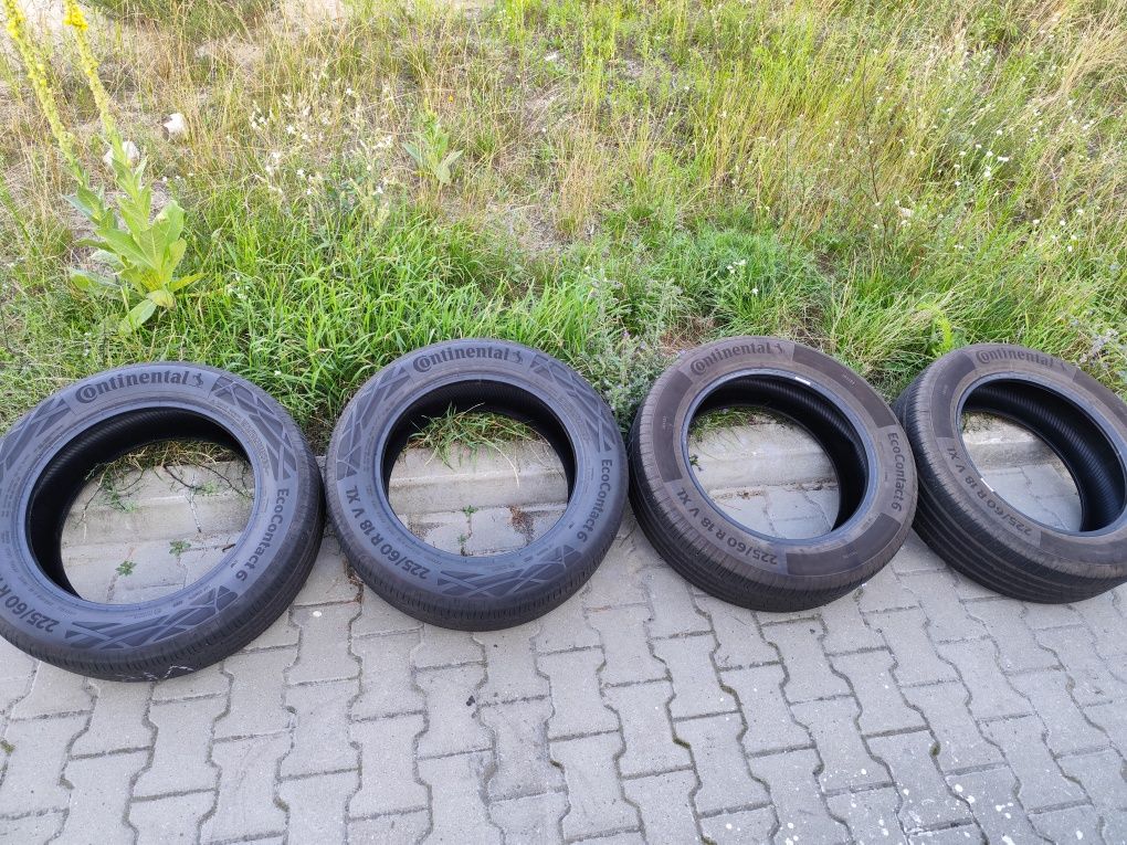 Opony letnie Continental Eco contact 6 225/60/18 V XL 2023r!!!
