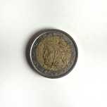 Moeda de 2 Euros Vaticano, Itália - Dante Alighieri - ano 2002