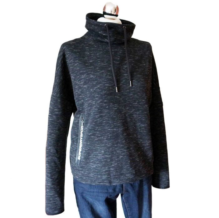 SUPERDRY | sportowa bluza damska z kominem S