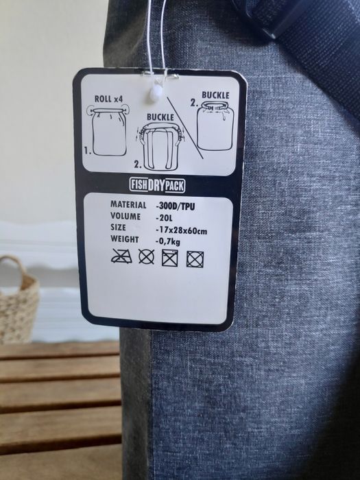 Plecak Fish Dry Pack City 20 L wodoodporny wodoszczelny