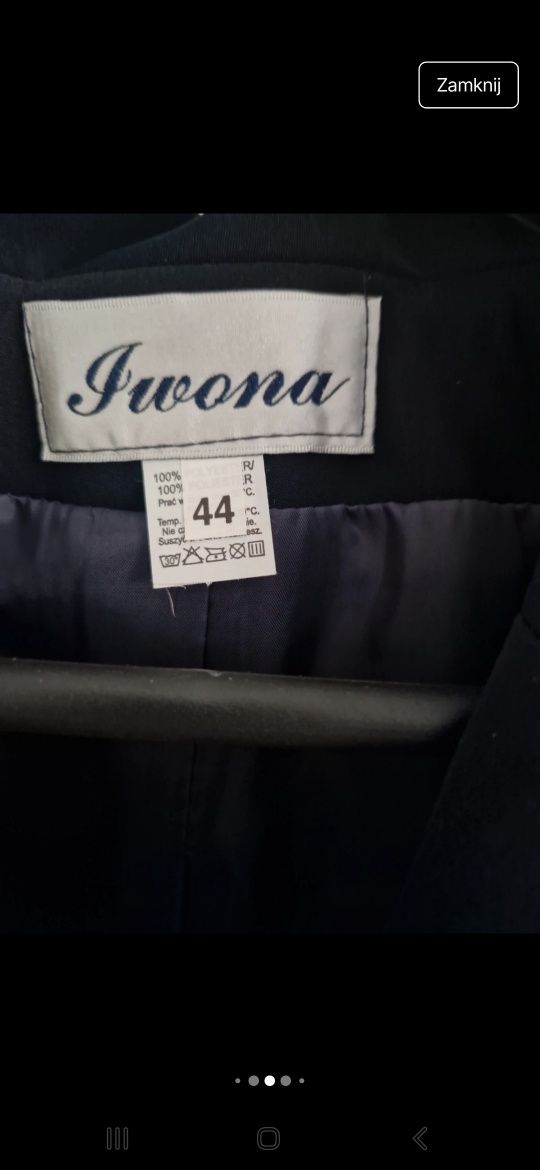 Komplet żakiet spódnica. Garsonka.