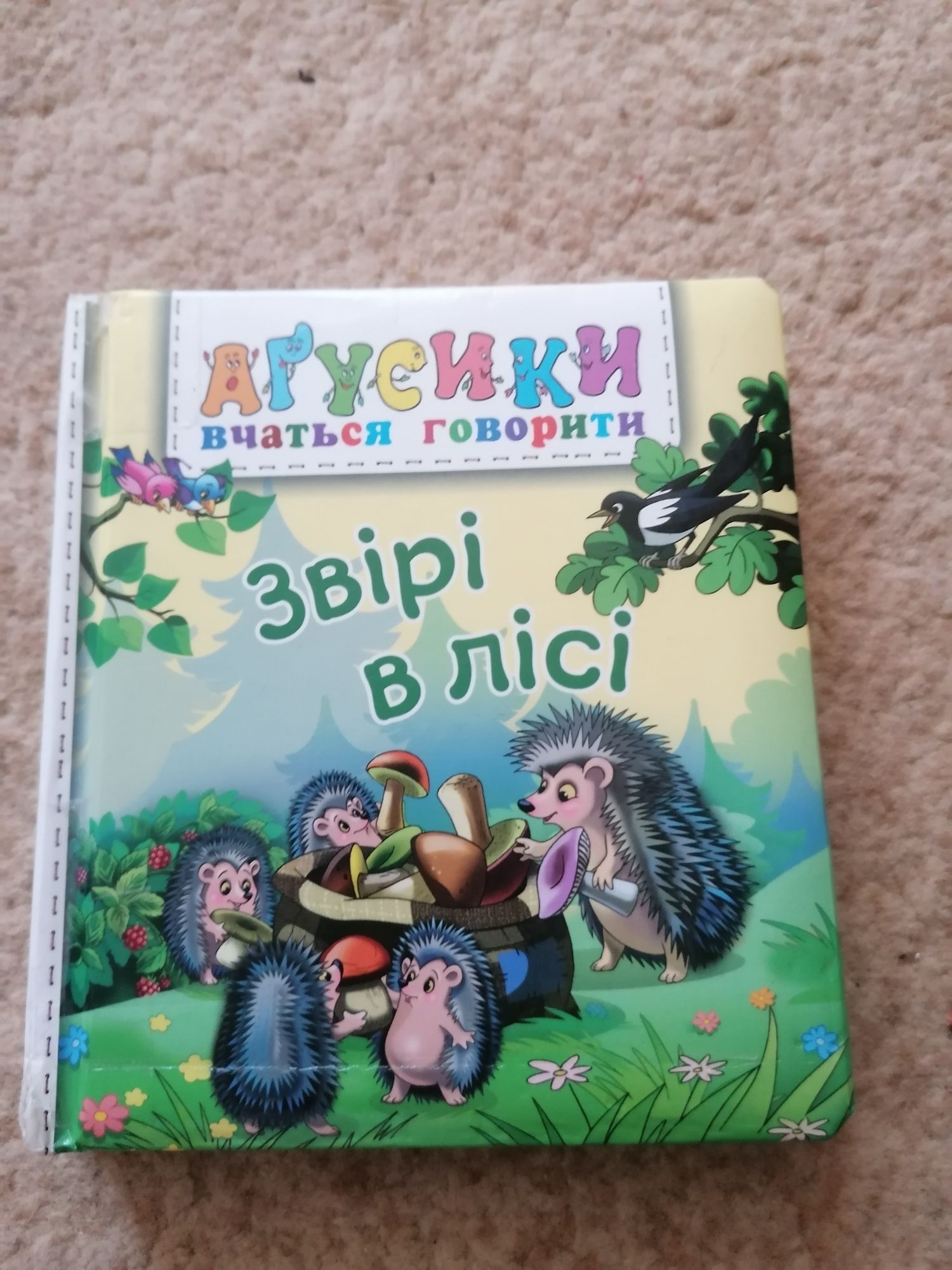 Дитяча книга Агусики вчаться говорити