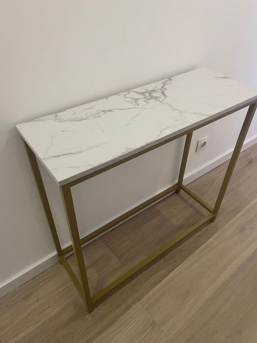 Consola efeito mármore