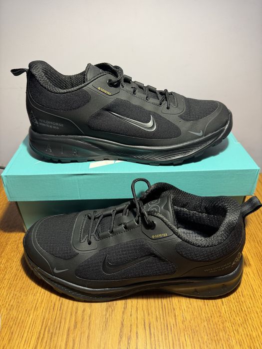 Термо Кросівки Nike ACG Air Gore tex Black черевики чорні