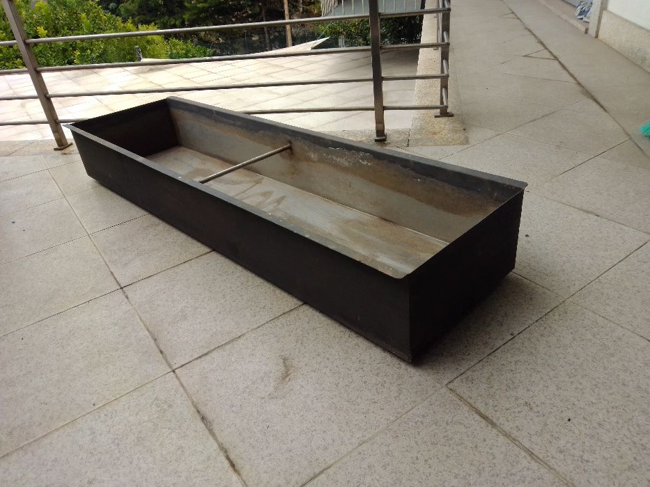 Floreira INOX Pintada "Corten"