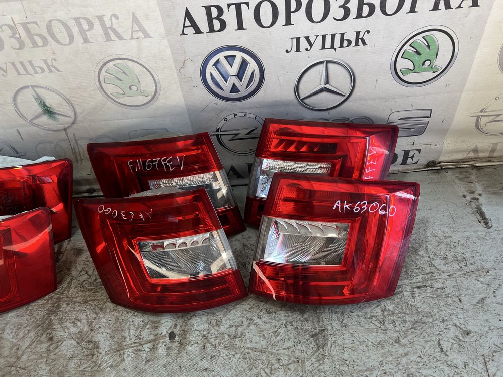 Задній стоп ліхтар фонарь шкода октавія а7 skoda oktavia a7 октавіа а7