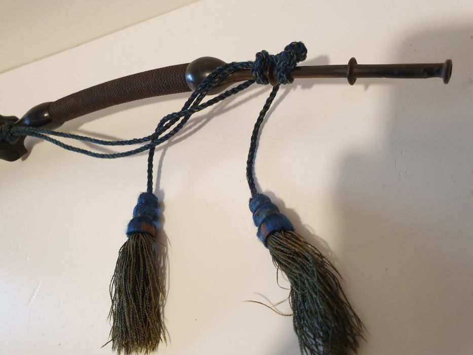 Fantástico antigo cachimbo em espuma do mar chifre e madeira