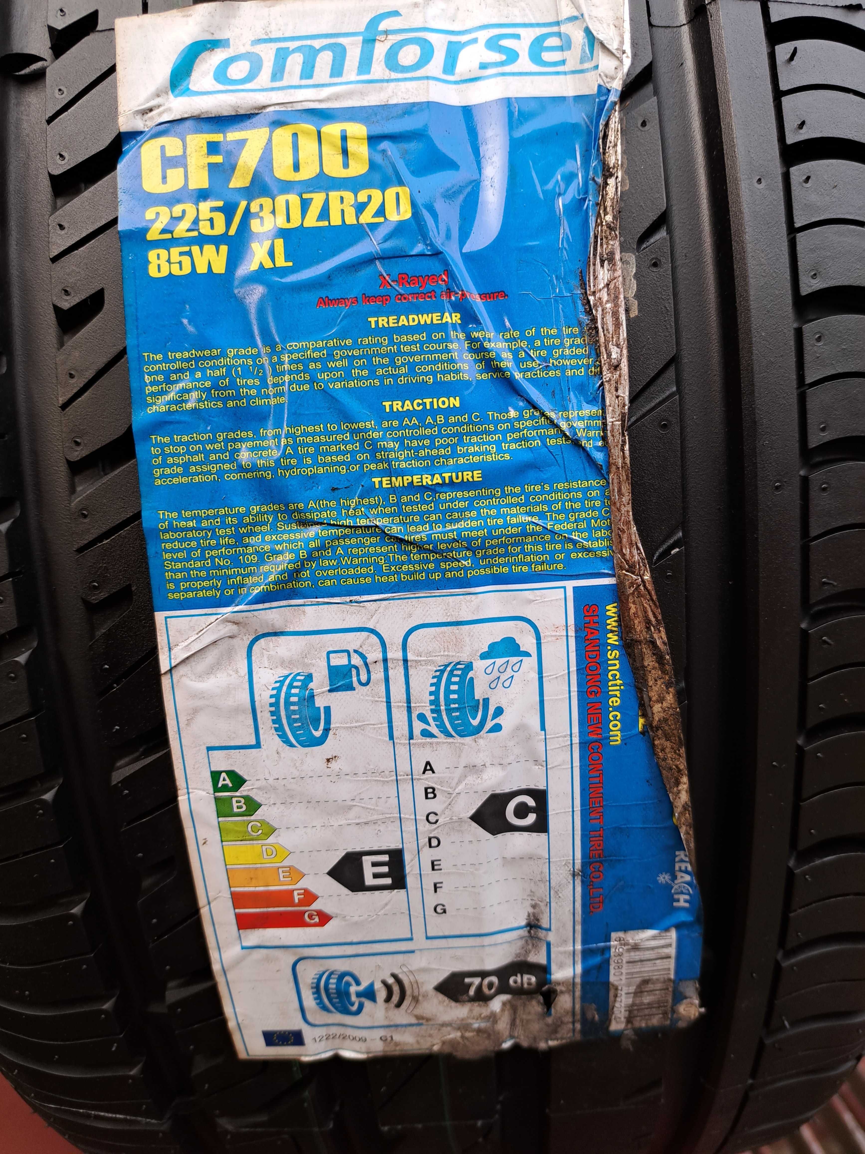 Opony letnie NOWE 225/30 R20 Comforser Montaż i wyważanie gratis !!!
